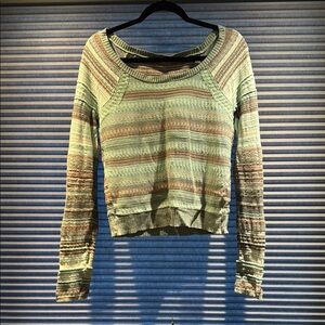 Striped Knit Sweater